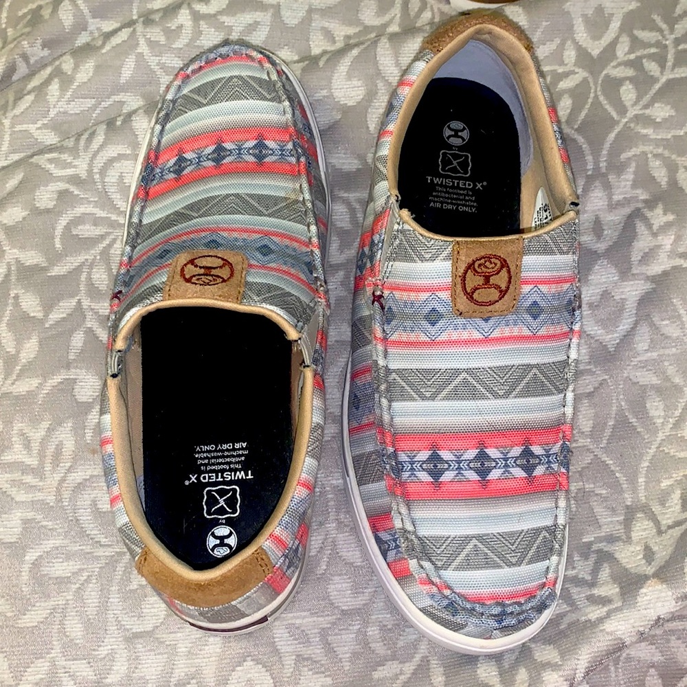 Womens Size 9.5 Twisted X Hooey Shoes